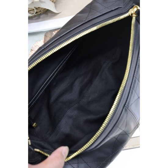 Replica Borse Alta Qualità Dior Piccola/Media D-Journey in Vitello Liscio Vintage Nero Riproduzione Fedele Borse Replica Alta Qualità Dior Piccola/Media D-Journey in Vitello Liscio Vintage Nero imitazioni