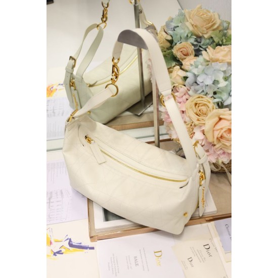 Replica Borsa Dior Piccola/Media D-Journey in Vitello Liscio Vintage Beige Riproduzione Fedele Borsa Dior Piccola/Media D-Journey in Vitello Liscio Vintage Beige imitazioni