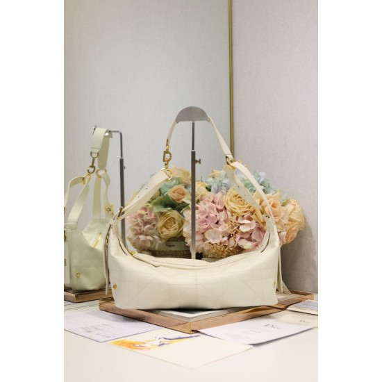 Replica Borsa Dior Piccola/Media D-Journey in Vitello Liscio Vintage Beige Riproduzione Fedele Borsa Dior Piccola/Media D-Journey in Vitello Liscio Vintage Beige imitazioni
