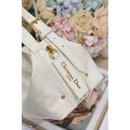 Replica Borsa Dior Piccola/Media D-Journey in Vitello Liscio Vintage Beige Riproduzione Fedele Borsa Dior Piccola/Media D-Journey in Vitello Liscio Vintage Beige imitazioni