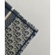 Replica Borsa Dior Book Tote Dior blu ricamata con motivo Dior Oblique grigio Riproduzione Fedele Borsa Dior Book Tote Dior blu ricamata con motivo Dior Oblique grigio imitazioni