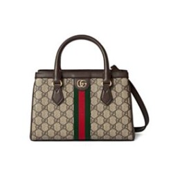Borsa tote Gucci Ophidia piccola/media 836840 Caffè scuro