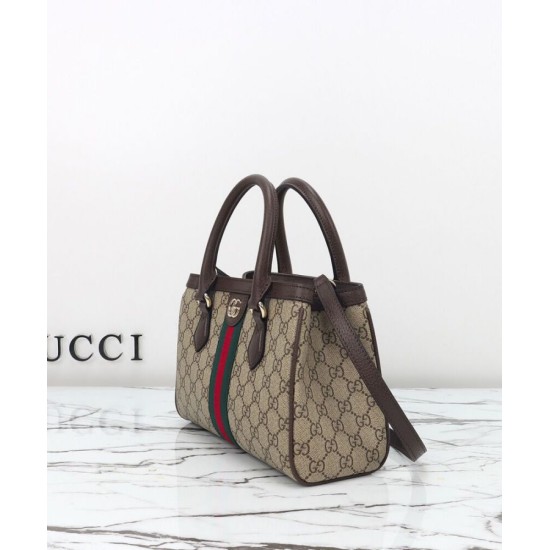 Replica Borsa tote Gucci Ophidia piccola/media 836840 Caffè scuro Riproduzione Fedele Borsa tote Gucci Ophidia piccola/media 836840 Caffè scuro imitazioni