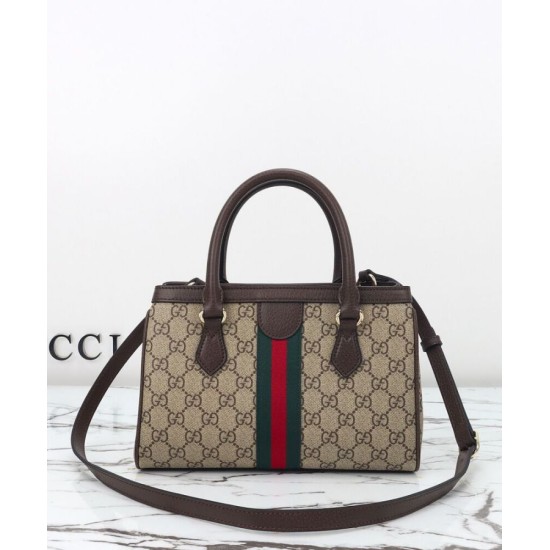 Replica Borsa tote Gucci Ophidia piccola/media 836840 Caffè scuro Riproduzione Fedele Borsa tote Gucci Ophidia piccola/media 836840 Caffè scuro imitazioni