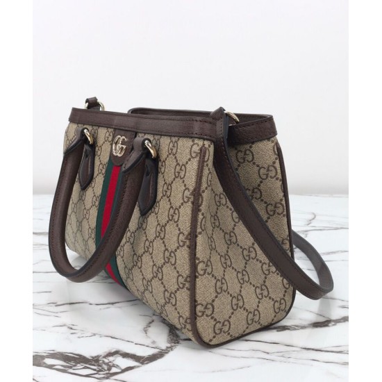 Replica Borsa tote Gucci Ophidia piccola/media 836840 Caffè scuro Riproduzione Fedele Borsa tote Gucci Ophidia piccola/media 836840 Caffè scuro imitazioni