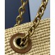 Replica Shopping Jamie YSL Saint Laurent in rafia Albicocca Riproduzione Fedele Shopping Jamie YSL Saint Laurent in rafia Albicocca imitazioni