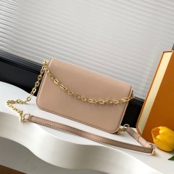 Riproduzione Fedele Alta gamma replica Borsa Louis Vuitton con portafoglio a catena Louis Vuitton Bloom M14581 imitazioni