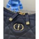 Replica Mini borsa Christian Dior Miss Caro Diorling con catena, nera Riproduzione Fedele Mini borsa Christian Dior Miss Caro Diorling con catena, nera imitazioni