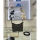 Replica Mini borsa Christian Dior 30 Montaigne Diorling con catena, blu scuro Riproduzione Fedele Mini borsa Christian Dior 30 Montaigne Diorling con catena, blu scuro imitazioni