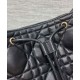 Replica Borsa Christian Dior D-Motion media nera Riproduzione Fedele Borsa Christian Dior D-Motion media nera imitazioni