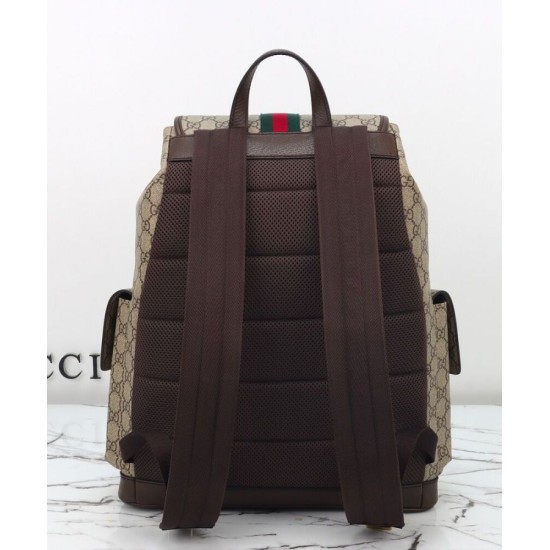 Replica Zaino da uomo Gucci Ophidia grande Caffè scuro Riproduzione Fedele Zaino da uomo Gucci Ophidia grande Caffè scuro imitazioni