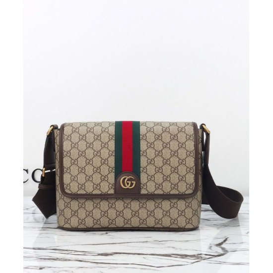 Replica Borsa a tracolla Gucci Ophidia media Caffè scuro Riproduzione Fedele Borsa a tracolla Gucci Ophidia media Caffè scuro imitazioni