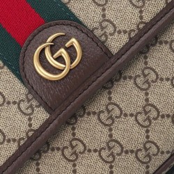 Replica Borsa a tracolla Gucci Ophidia media Caffè scuro Riproduzione Fedele Borsa a tracolla Gucci Ophidia media Caffè scuro imitazioni