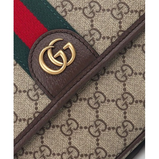 Replica Borsa a tracolla Gucci Ophidia media Caffè scuro Riproduzione Fedele Borsa a tracolla Gucci Ophidia media Caffè scuro imitazioni