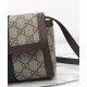Riproduzione Fedele Dettagli perfetti Borsa a tracolla Gucci Ophidia mini 838481 Caffè scuro imitazioni