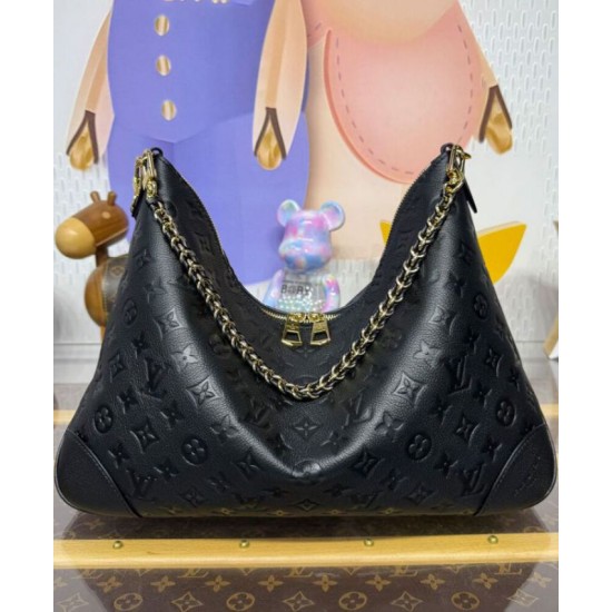 Replica Borsa a mano Louis Vuitton Classic Boulogne GM Nera Riproduzione Fedele Borsa a mano Louis Vuitton Classic Boulogne GM Nera imitazioni