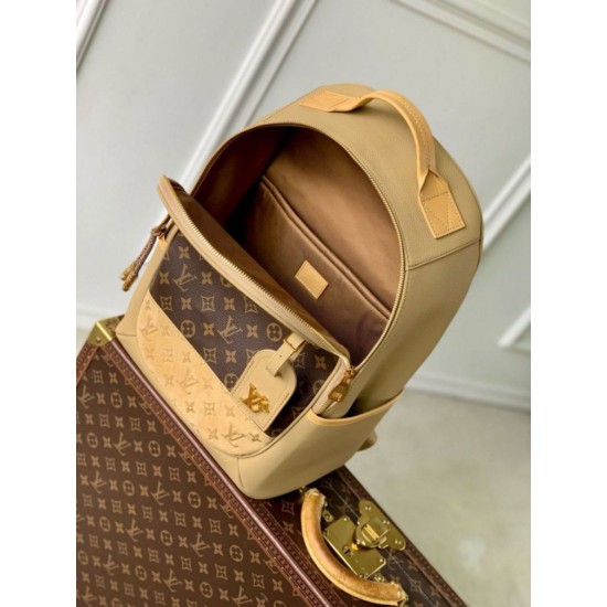Riproduzione Fedele Zaino Louis Vuitton Outdoor in pelle martellata M12624 imitazioni