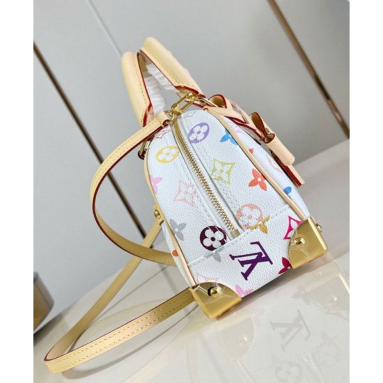 Riproduzione Fedele Borsa a mano Louis Vuitton LV x TM in tela Monogram Multicolore M13084 imitazioni