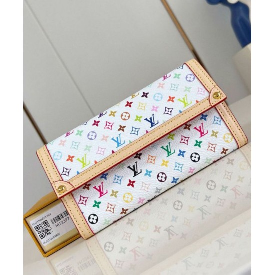 Replica Portafoglio Louis Vuitton Louis Vuitton x TM Sarah in tela Monogram Multicolore M13397 Riproduzione Fedele Portafoglio Louis Vuitton Louis Vuitton x TM Sarah in tela Monogram Multicolore M13397 imitazioni