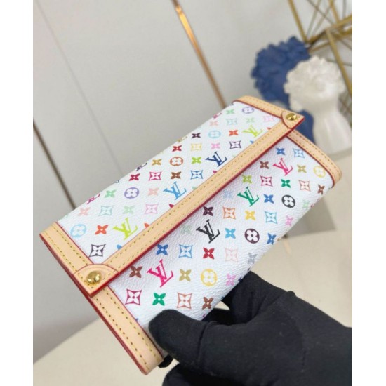 Replica Portafoglio Louis Vuitton Louis Vuitton x TM Sarah in tela Monogram Multicolore M13397 Riproduzione Fedele Portafoglio Louis Vuitton Louis Vuitton x TM Sarah in tela Monogram Multicolore M13397 imitazioni