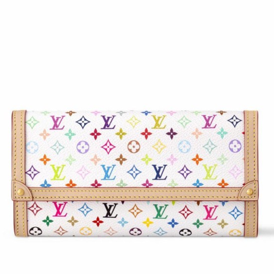 Replica Portafoglio Louis Vuitton Louis Vuitton x TM Sarah in tela Monogram Multicolore M13397 Riproduzione Fedele Portafoglio Louis Vuitton Louis Vuitton x TM Sarah in tela Monogram Multicolore M13397 imitazioni