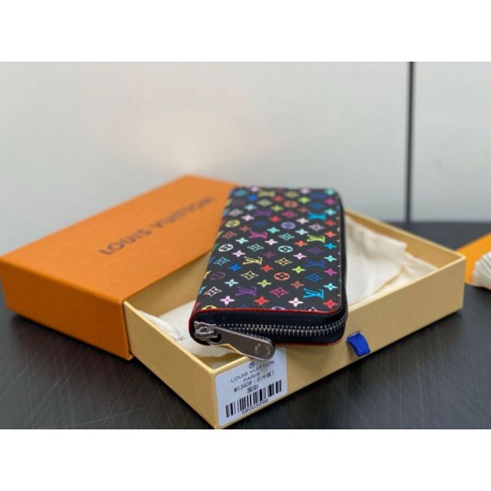 Replica Borsa Portafoglio Louis Vuitton LV x TM Clemence in tela Monogram Multicolore M13408 Riproduzione Fedele replica Portafoglio Louis Vuitton LV x TM Clemence in tela Monogram Multicolore M13408 imitazioni