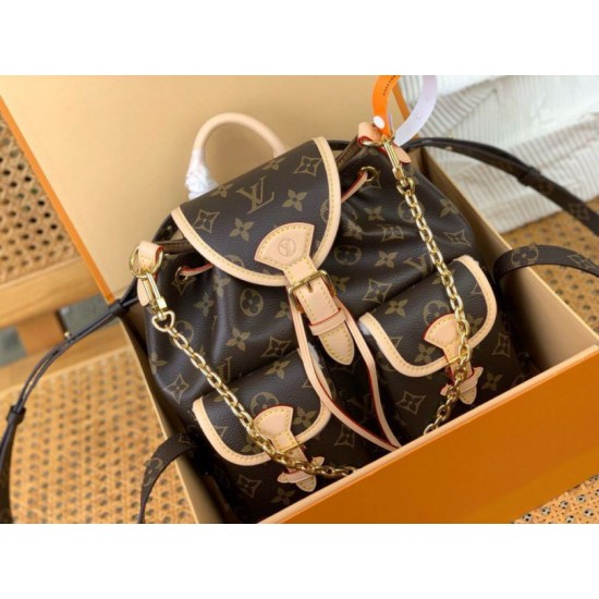 Riproduzione Fedele Zaino Louis Vuitton Excursion PM in tela Monogram M46932 imitazioni