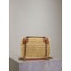 Replica Dettagli perfetti Mini borsa Saint Laurent Niki in rafia naturale Riproduzione Fedele Dettagli perfetti Mini borsa Saint Laurent Niki in rafia naturale imitazioni