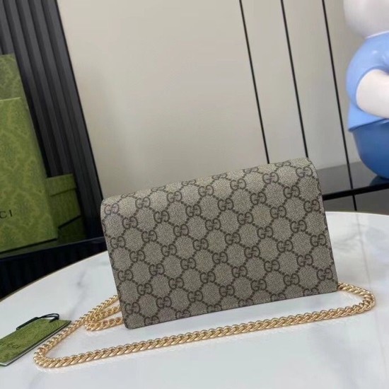 Replica Portafoglio Gucci GG Marmont con catena 497985 Rosa Imitazioni Replica Portafoglio Gucci GG Marmont con catena 497985 Rosa