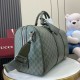 Replica Borsa da viaggio media Gucci GG Monogram 792074 Verde Imitazioni Replica Borsa da viaggio media Gucci GG Monogram 792074 Verde