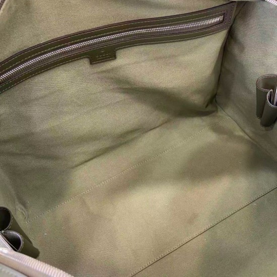Replica Borsa da viaggio media Gucci GG Monogram 792074 Verde Imitazioni Replica Borsa da viaggio media Gucci GG Monogram 792074 Verde