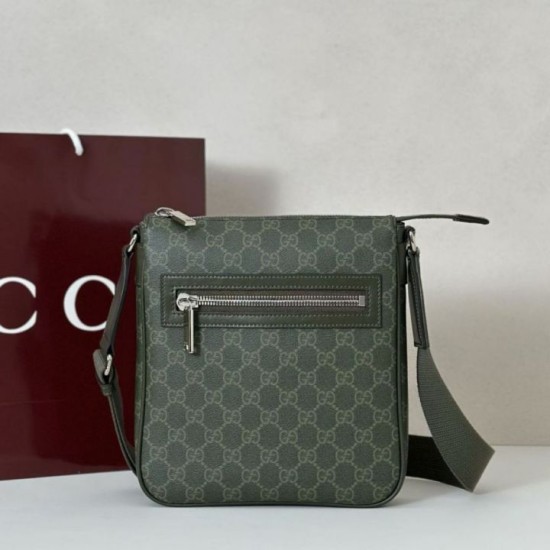 Replica Borsa a tracolla piccola Gucci GG Monogram 792082 Verde Imitazioni Replica Borsa a tracolla piccola Gucci GG Monogram 792082 Verde