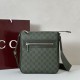 Replica Borsa a tracolla piccola Gucci GG Monogram 792082 Verde Imitazioni Replica Borsa a tracolla piccola Gucci GG Monogram 792082 Verde