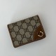 Replica Alta gamma Portafoglio piccolo Gucci GG Emblem 820692 Marrone Imitazioni Replica Alta gamma Portafoglio piccolo Gucci GG Emblem 820692 Marrone