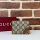 Replica Alta gamma Portafoglio piccolo Gucci GG Emblem 820692 Marrone Imitazioni Replica Alta gamma Portafoglio piccolo Gucci GG Emblem 820692 Marrone