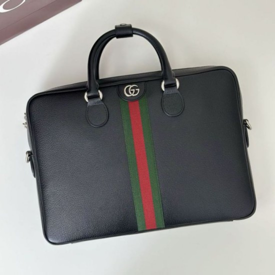 Replica Cartella da uomo Gucci Ophidia grande 834461 Nero Imitazioni Replica Cartella da uomo Gucci Ophidia grande 834461 Nero