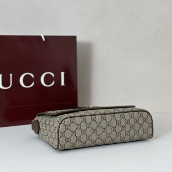 Replica Borsa a tracolla Gucci Ophidia media 834467 Marrone Imitazioni Replica Borsa a tracolla Gucci Ophidia media 834467 Marrone