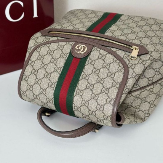 Replica Zaino medio Gucci Ophidia da donna 836855 Marrone Imitazioni Replica Zaino medio Gucci Ophidia da donna 836855 Marrone