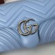 Replica Borsa 1:1 a spalla media Gucci GG Marmont 837267 Blu Imitazioni Replica Borsa 1:1 a spalla media Gucci GG Marmont 837267 Blu
