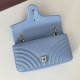 Replica Borsa 1:1 a spalla media Gucci GG Marmont 837267 Blu Imitazioni Replica Borsa 1:1 a spalla media Gucci GG Marmont 837267 Blu