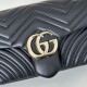 Replica Borsa a spalla media Gucci GG Marmont 837267 Nero Imitazioni Replica Borsa a spalla media Gucci GG Marmont 837267 Nero