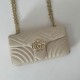 Replica Borse  Alta Qualità a spalla media Gucci GG Marmont 837267 Beige