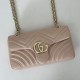 Replica Borsa a spalla media Gucci GG Marmont 837267 Rosa Imitazioni Replica Borsa a spalla media Gucci GG Marmont 837267 Rosa