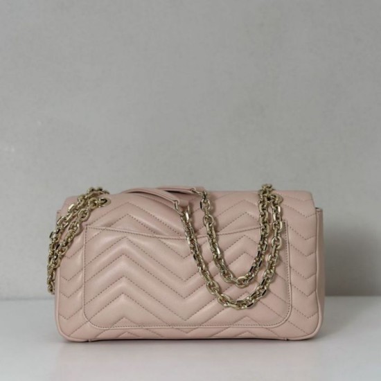 Replica Borsa a spalla media Gucci GG Marmont 837267 Rosa Imitazioni Replica Borsa a spalla media Gucci GG Marmont 837267 Rosa