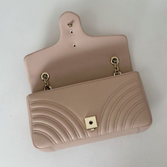 Replica Borsa a spalla media Gucci GG Marmont 837267 Rosa Imitazioni Replica Borsa a spalla media Gucci GG Marmont 837267 Rosa