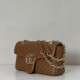 Replica Borsa a spalla media Gucci GG Marmont 837267 Marrone Imitazioni Replica Borsa a spalla media Gucci GG Marmont 837267 Marrone