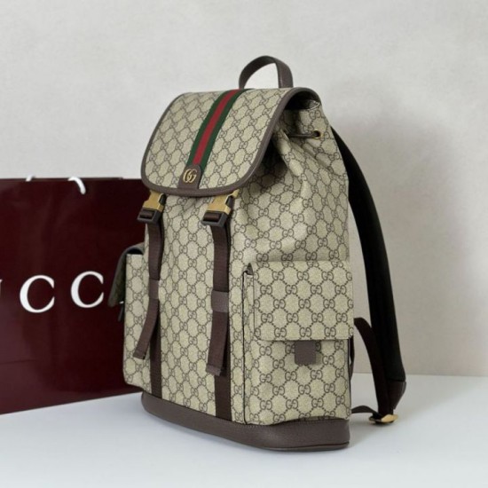 Replica Zaino grande Gucci Ophidia 839110 Marrone