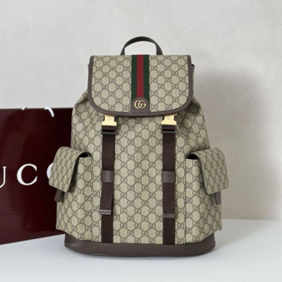 Replica Zaino grande Gucci Ophidia 839110 Marrone