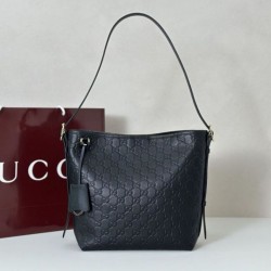 Replica Borse  Alta Qualità a tracolla piccola Gucci GG Emblem 848881 Nera