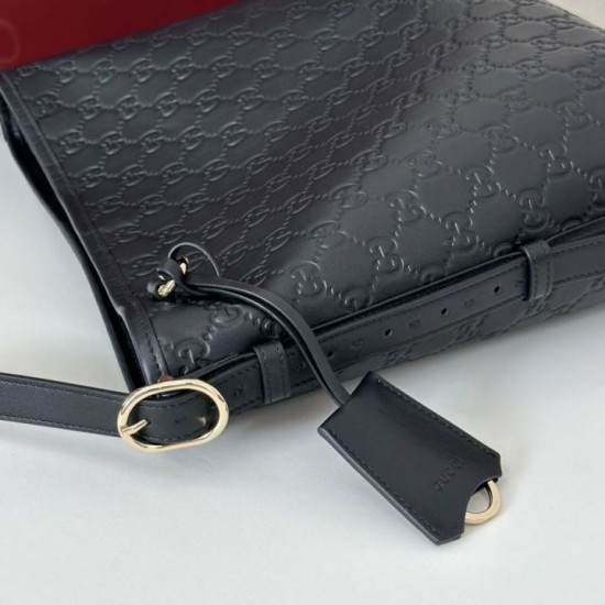 Replica Borse Alta Qualità a tracolla piccola Gucci GG Emblem 848881 Nera Imitazioni Replica Borse Alta Qualità a tracolla piccola Gucci GG Emblem 848881 Nera
